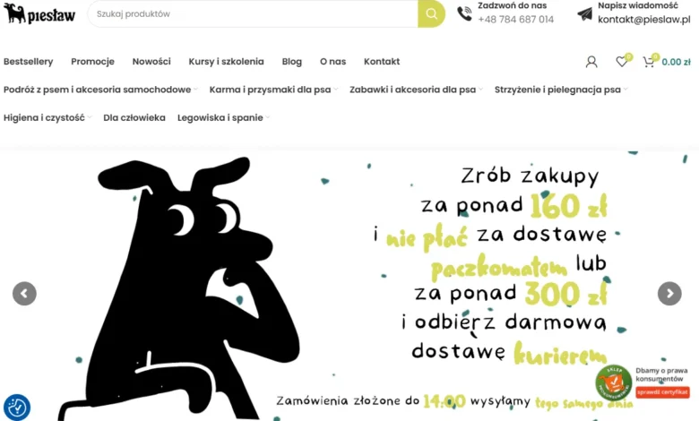 Akcesoria dla psów pieslaw.pl — ilustracja 2026